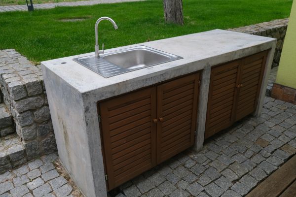 Exterior Cabinet Installation in College Station