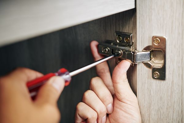 Cabinet Hinge Installation in College Station