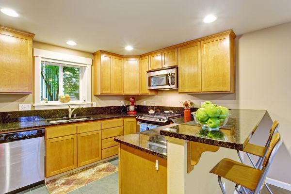 Maple Kitchen Cabinet Service in College Station